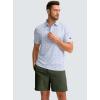 imageMens Casual Shorts 7quot Lightweight Golf Shorts for Men Stretch with 3 Pockets Quick Dry Breathable Work ShortsArmy Green