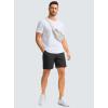 imageMens Casual Shorts 7quot Lightweight Golf Shorts for Men Stretch with 3 Pockets Quick Dry Breathable Work ShortsBlack
