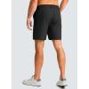 imageMens Casual Shorts 7quot Lightweight Golf Shorts for Men Stretch with 3 Pockets Quick Dry Breathable Work ShortsBlack