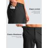 imageMens Casual Shorts 7quot Lightweight Golf Shorts for Men Stretch with 3 Pockets Quick Dry Breathable Work ShortsBlack