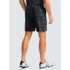 imageMens Casual Shorts 7quot Lightweight Golf Shorts for Men Stretch with 3 Pockets Quick Dry Breathable Work ShortsBlack Camo
