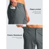 imageMens Casual Shorts 7quot Lightweight Golf Shorts for Men Stretch with 3 Pockets Quick Dry Breathable Work ShortsDeep Grey