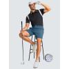 imageMens Casual Shorts 7quot Lightweight Golf Shorts for Men Stretch with 3 Pockets Quick Dry Breathable Work ShortsDusty Blue
