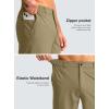 imageMens Casual Shorts 7quot Lightweight Golf Shorts for Men Stretch with 3 Pockets Quick Dry Breathable Work ShortsDusty Khaki