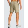imageMens Casual Shorts 7quot Lightweight Golf Shorts for Men Stretch with 3 Pockets Quick Dry Breathable Work ShortsKhaki