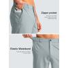 imageMens Casual Shorts 7quot Lightweight Golf Shorts for Men Stretch with 3 Pockets Quick Dry Breathable Work ShortsLight Grey