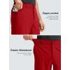 imageMens Casual Shorts 7quot Lightweight Golf Shorts for Men Stretch with 3 Pockets Quick Dry Breathable Work ShortsRed