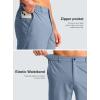 imageMens Casual Shorts 7quot Lightweight Golf Shorts for Men Stretch with 3 Pockets Quick Dry Breathable Work ShortsStone Blue
