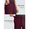 imageMens Casual Shorts 7quot Lightweight Golf Shorts for Men Stretch with 3 Pockets Quick Dry Breathable Work ShortsWine