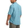 imageMens Fishing Shirts with Zipper Pockets UPF 50 Lightweight Cool Short Sleeve Button Down Shirts for Men Casual HikingCapri