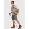 imageMens Fishing Shirts with Zipper Pockets UPF 50 Lightweight Cool Short Sleeve Button Down Shirts for Men Casual HikingDark Khaki