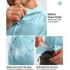 imageMens Fishing Shirts with Zipper Pockets UPF 50 Lightweight Cool Short Sleeve Button Down Shirts for Men Casual HikingGulf Stream