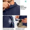 imageMens Fishing Shirts with Zipper Pockets UPF 50 Lightweight Cool Short Sleeve Button Down Shirts for Men Casual HikingNavy