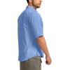 imageMens Fishing Shirts with Zipper Pockets UPF 50 Lightweight Cool Short Sleeve Button Down Shirts for Men Casual HikingSail