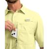 imageMens Fishing Shirts with Zipper Pockets UPF 50 Lightweight Cool Short Sleeve Button Down Shirts for Men Casual HikingSunlit