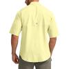 imageMens Fishing Shirts with Zipper Pockets UPF 50 Lightweight Cool Short Sleeve Button Down Shirts for Men Casual HikingSunlit