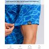 imageMens Golf Shirt Short Sleeve Dry Fit Polo Moisture Wicking Print Collared Golf Shirts for Men Casual LightweightBlue Sea Wave