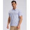 imageMens Golf Shirt Short Sleeve Dry Fit Polo Moisture Wicking Print Collared Golf Shirts for Men Casual LightweightCirclegeometric