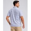 imageMens Golf Shirt Short Sleeve Dry Fit Polo Moisture Wicking Print Collared Golf Shirts for Men Casual LightweightCirclegeometric
