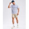 imageMens Golf Shirt Short Sleeve Dry Fit Polo Moisture Wicking Print Collared Golf Shirts for Men Casual LightweightCirclegeometric
