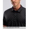 imageMens Golf Shirt Short Sleeve Dry Fit Polo Moisture Wicking Print Collared Golf Shirts for Men Casual LightweightGolfclubsblack
