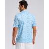 imageMens Golf Shirt Short Sleeve Dry Fit Polo Moisture Wicking Print Collared Golf Shirts for Men Casual LightweightGolfcollection
