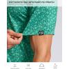 imageMens Golf Shirt Short Sleeve Dry Fit Polo Moisture Wicking Print Collared Golf Shirts for Men Casual LightweightGreen Floral