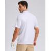 imageMens Golf Shirt Short Sleeve Dry Fit Polo Moisture Wicking Print Collared Golf Shirts for Men Casual LightweightGrey Sea Wave
