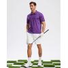 imageMens Golf Shirt Short Sleeve Dry Fit Polo Moisture Wicking Print Collared Golf Shirts for Men Casual LightweightRosepinkoxhead