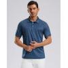 imageMens Golf Shirt Short Sleeve Dry Fit Polo Moisture Wicking Print Collared Golf Shirts for Men Casual LightweightTibetanseahorse
