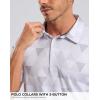 imageMens Golf Shirt Short Sleeve Dry Fit Polo Moisture Wicking Print Collared Golf Shirts for Men Casual LightweightTriangulargeometry