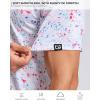 imageMens Golf Shirt Short Sleeve Dry Fit Polo Moisture Wicking Print Collared Golf Shirts for Men Casual LightweightWhite Colored Dots