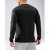 imageMens Sun Protection Long Sleeve Shirts UPF 50 Rash Guard for Men SPF UV Fishing Hiking Running Workout Athletic ShirtBlack