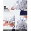 imageMens Sun Protection Long Sleeve Shirts UPF 50 Rash Guard for Men SPF UV Fishing Hiking Running Workout Athletic ShirtBrushstrokes Splatter