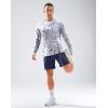 imageMens Sun Protection Long Sleeve Shirts UPF 50 Rash Guard for Men SPF UV Fishing Hiking Running Workout Athletic ShirtBrushstrokes Splatter