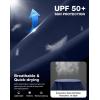 imageMens Sun Protection Long Sleeve Shirts UPF 50 Rash Guard for Men SPF UV Fishing Hiking Running Workout Athletic ShirtDark Blue