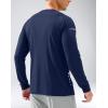 imageMens Sun Protection Long Sleeve Shirts UPF 50 Rash Guard for Men SPF UV Fishing Hiking Running Workout Athletic ShirtDark Blue