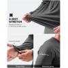imageMens Sun Protection Long Sleeve Shirts UPF 50 Rash Guard for Men SPF UV Fishing Hiking Running Workout Athletic ShirtDark Grey