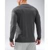 imageMens Sun Protection Long Sleeve Shirts UPF 50 Rash Guard for Men SPF UV Fishing Hiking Running Workout Athletic ShirtDark Grey