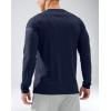 imageMens Sun Protection Long Sleeve Shirts UPF 50 Rash Guard for Men SPF UV Fishing Hiking Running Workout Athletic ShirtNavy