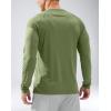 imageMens Sun Protection Long Sleeve Shirts UPF 50 Rash Guard for Men SPF UV Fishing Hiking Running Workout Athletic ShirtOlive