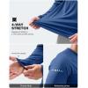 imageMens Sun Protection Long Sleeve Shirts UPF 50 Rash Guard for Men SPF UV Fishing Hiking Running Workout Athletic ShirtRoyal Blue