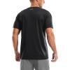 imageMens UPF 50 Sun Protection Dry Fit Workout TShirts Rash Guard Swim Shirts Moisture Wicking Tee for Athletic Beach HikingBlack