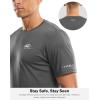 imageMens UPF 50 Sun Protection Dry Fit Workout TShirts Rash Guard Swim Shirts Moisture Wicking Tee for Athletic Beach HikingDark Grey