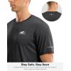 imageMens UPF 50 Sun Protection Dry Fit Workout TShirts Rash Guard Swim Shirts Moisture Wicking Tee for Athletic Beach HikingHeather Carbon