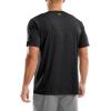 imageMens UPF 50 Sun Protection Dry Fit Workout TShirts Rash Guard Swim Shirts Moisture Wicking Tee for Athletic Beach HikingHeather Carbon