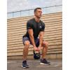 imageMens UPF 50 Sun Protection Dry Fit Workout TShirts Rash Guard Swim Shirts Moisture Wicking Tee for Athletic Beach HikingHeather Carbon