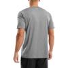 imageMens UPF 50 Sun Protection Dry Fit Workout TShirts Rash Guard Swim Shirts Moisture Wicking Tee for Athletic Beach HikingHeather Grey