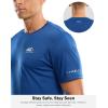 imageMens UPF 50 Sun Protection Dry Fit Workout TShirts Rash Guard Swim Shirts Moisture Wicking Tee for Athletic Beach HikingRoyal Blue
