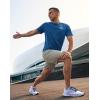 imageMens UPF 50 Sun Protection Dry Fit Workout TShirts Rash Guard Swim Shirts Moisture Wicking Tee for Athletic Beach HikingRoyal Blue